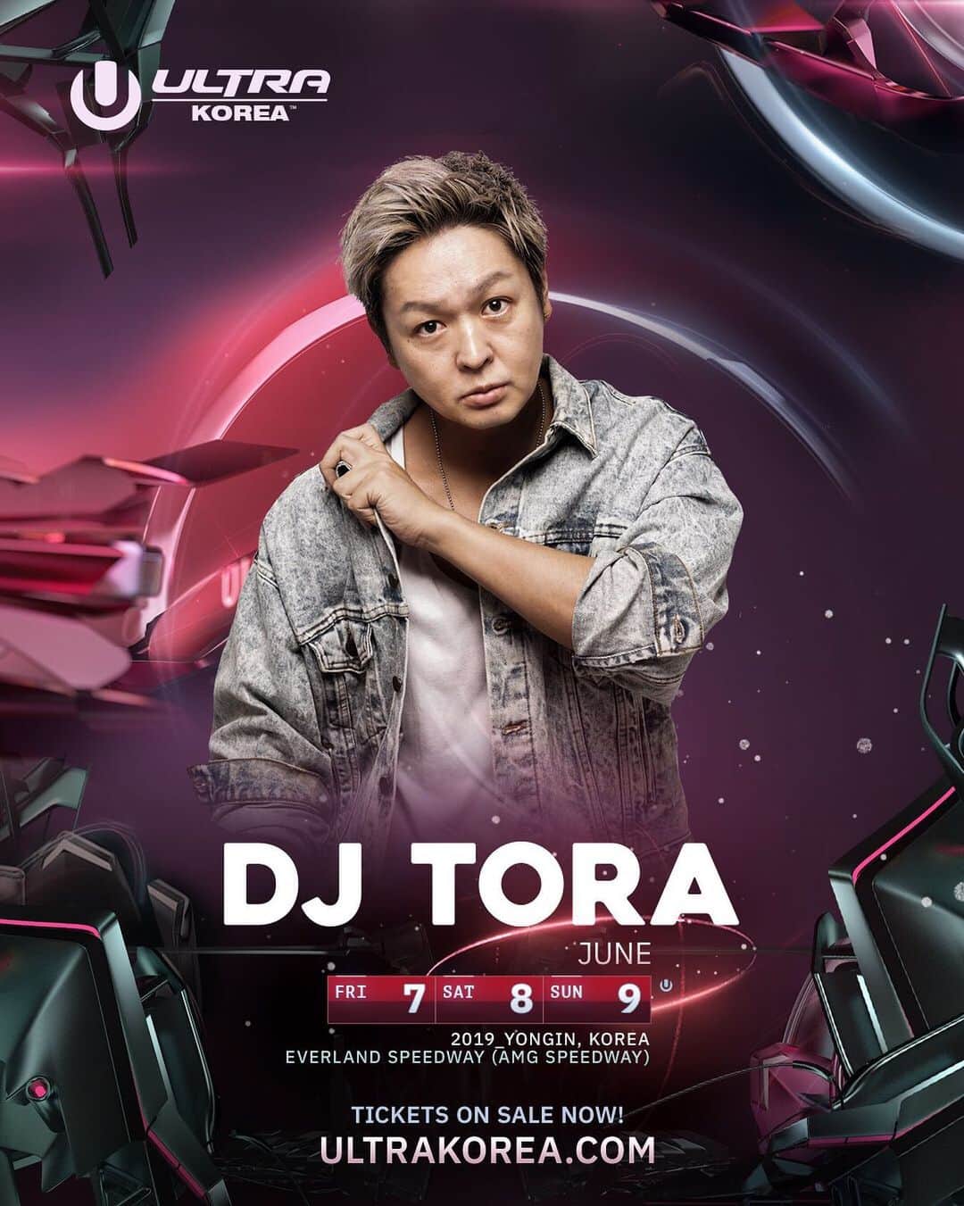 DJ TORAさんのインスタグラム写真 - (DJ TORAInstagram)「2019.06.07.FRI ULTRA KOREA🇰🇷 can't wait🔥🔥🔥 . ULTRA KOREA出演が決まりました🐯 6/7のday1です✔️ . #ultrakorea #ultra」5月26日 16時23分 - djtora_jpn