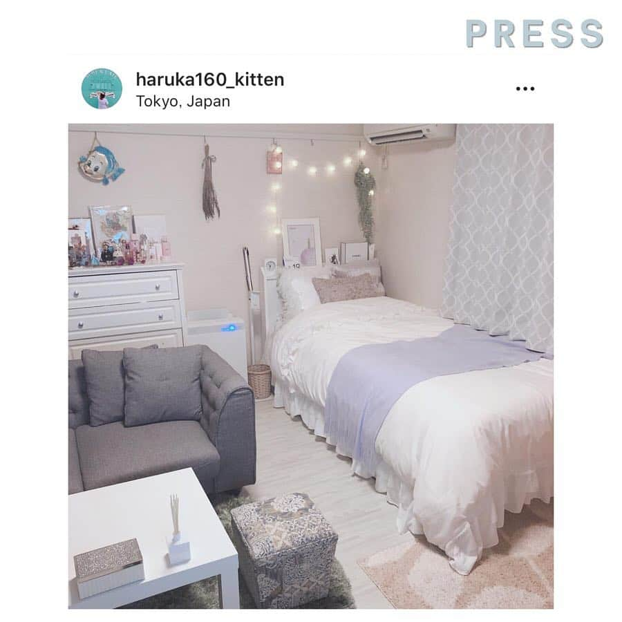 PRESSさんのインスタグラム写真 - (PRESSInstagram)「お部屋で過ごす時間を大切に🏠﻿ みなさんのオシャレなインテリア小物や家具を﻿ お部屋作りの参考にしてみて♡﻿ ﻿ PRESS official blogger ﻿ @sysysysy_0623 さんの素敵なお部屋の作り方は、﻿ ﻿ "大好きなものを集めただけなんです、﻿ 自分が思うままに"﻿ とのこと♡﻿ ﻿ —————————————————— ㅤ﻿﻿﻿﻿ ﻿﻿﻿﻿ お気に入りの写真に @pressblog #pressblog をㅤ﻿﻿﻿﻿ タグ🏷して投稿してください♡﻿﻿﻿﻿ PRESS公式アカウントでㅤ﻿﻿﻿﻿ あなたのアカウントをご紹介致します! ㅤ﻿﻿﻿﻿ ㅤ﻿﻿﻿﻿ ——————————————————﻿﻿﻿﻿ ﻿﻿﻿ ——————————————————﻿﻿ #ベッド #ドレッサー#鏡#ミラーセルフィー#お部屋#雑貨#インテリア #インテリア雑貨 #インテリアデザイン #インテリア小物 #インテリア部 #ハート型#ハート#ガーリー#部屋の模様替え #部屋#部屋作り #ハートの鏡 #インスタ映え#インテリア大好き #雑貨好き #小物 #お部屋紹介 #マイルーム #ベッドルーム #pressblog﻿ ﻿」5月26日 19時13分 - press.inc