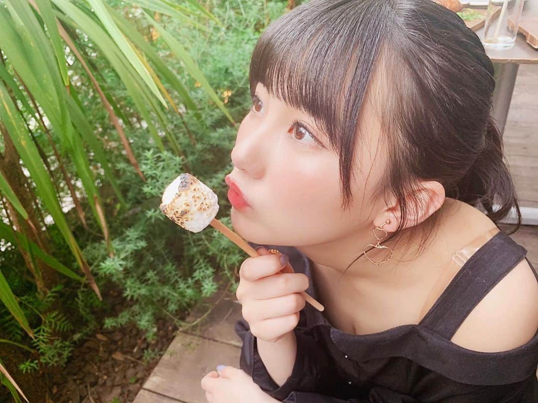 田中美久さんのインスタグラム写真 - (田中美久Instagram)「マシュマロ  #marshmallow #delicious #barbecue #BBQ #💛」5月26日 20時42分 - mikumonmon_48