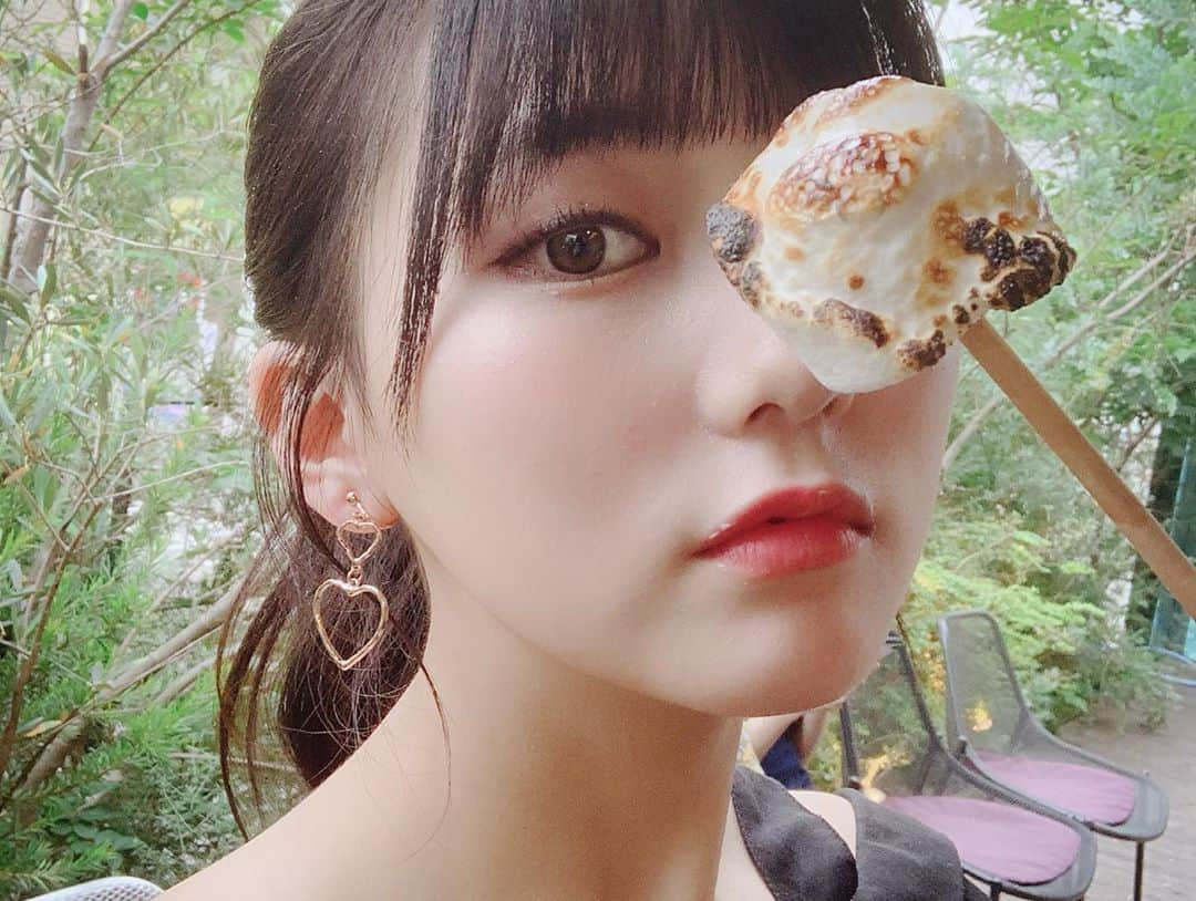 田中美久さんのインスタグラム写真 - (田中美久Instagram)「マシュマロ  #marshmallow #delicious #barbecue #BBQ #💛」5月26日 20時42分 - mikumonmon_48