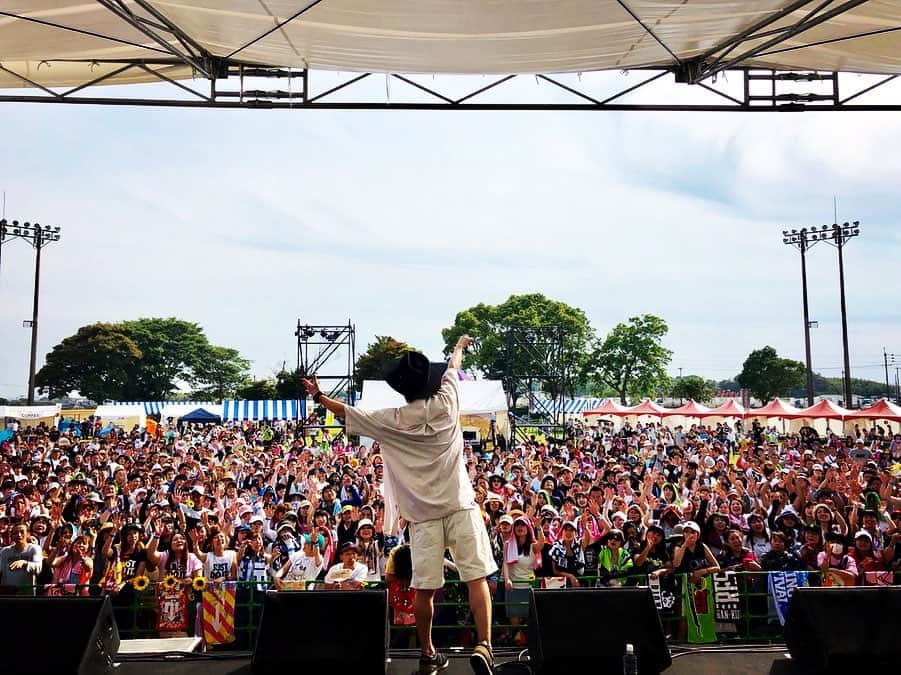 ハジ→さんのインスタグラム写真 - (ハジ→Instagram)「‪みやきMUSIC FESTIVAL 2019‬ ‪@佐賀県 中原多⽬的広場野球場‬ . #みやき町 #夏フェス #野外 #fes . 最高でした😍 . さんきゅー2019.05.26👍」5月26日 21時10分 - hazzie840