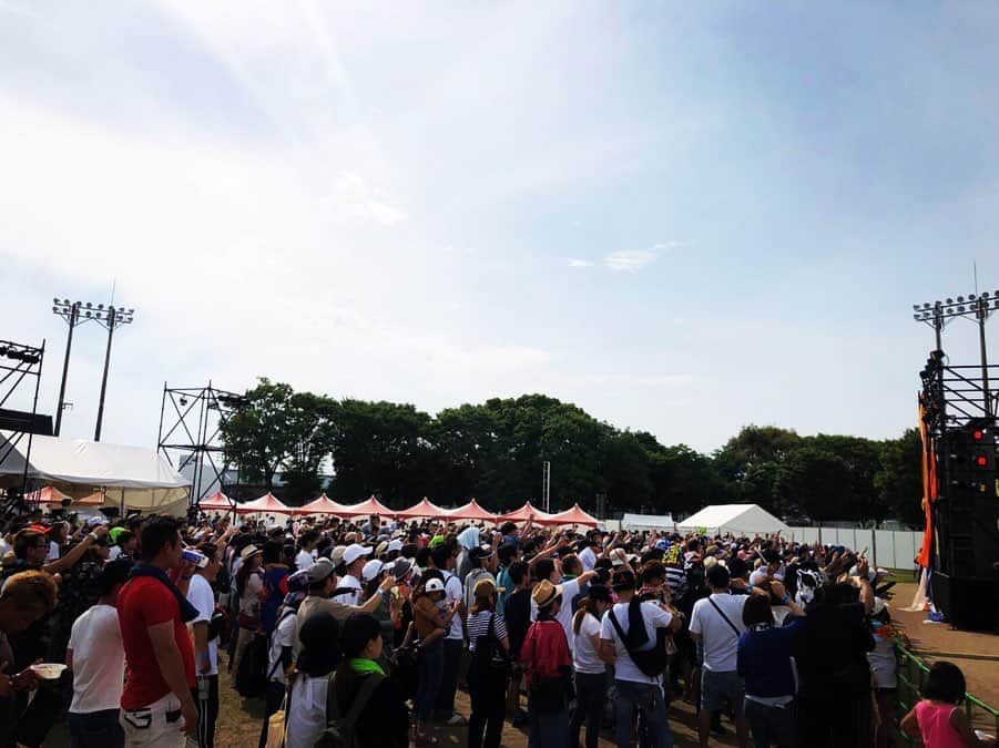 ハジ→さんのインスタグラム写真 - (ハジ→Instagram)「‪みやきMUSIC FESTIVAL 2019‬ ‪@佐賀県 中原多⽬的広場野球場‬ . #みやき町 #夏フェス #野外 #fes . 最高でした😍 . さんきゅー2019.05.26👍」5月26日 21時10分 - hazzie840