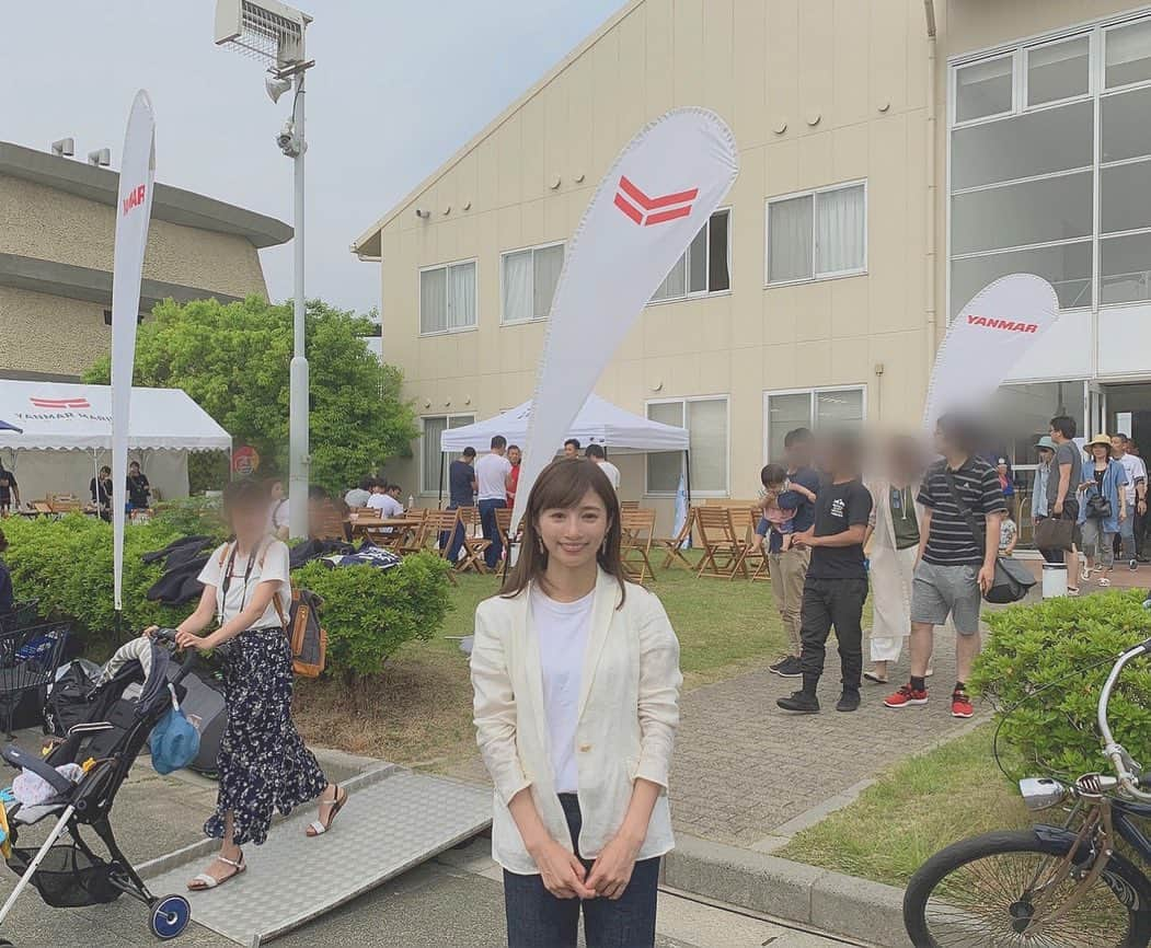 竹村美緒さんのインスタグラム写真 - (竹村美緒Instagram)「. .  セーリングのオープン競「YANMAR CUP 」 と、 日本で初めて開催されるCWSAプラチナクラスのウェイクサーフィン世界大会「YANMAR Wakesurfing Competition 2019 Lake Biwa」のリポートに行ってきました🏄‍♀️⛵️ . . 陸から見ると、とても優雅で美しいヨット。 近くで見ると、選手の皆さんが驚くほどに帆をダイナミックに操っていて、驚きました❗️ . . . . .」5月26日 21時38分 - takemuramio