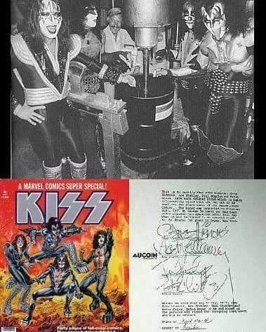 KISSさんのインスタグラム写真 - (KISSInstagram)「#KISSTORY - May 26, 1977 - #KISS announce their 1st KISS Marvel Comic book & deposit their blood in the comic book ink at the Marvel printing plant.」5月26日 21時47分 - kissonline