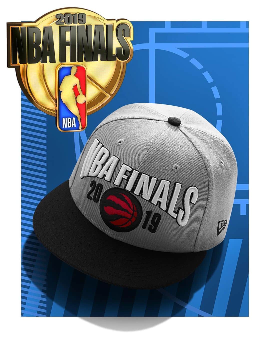ニューエラ・キャップのインスタグラム：「Congrats to the Toronto Raptors on advancing to the NBA Finals! Get the @raptors NBA Authentics: Finals Series #NewEraCap, available now at neweracap.com」