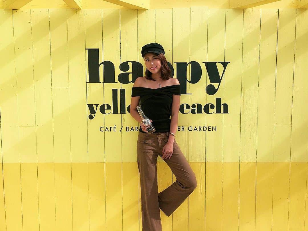 澤井玲未さんのインスタグラム写真 - (澤井玲未Instagram)「コロナ🍺💛 #wildbeach新宿#wildbeach#dayoff#bear#ootd#instafashion#instacode#summer#summerfashion#summercode#yellow#REMIsFASHION#corona#夏服コーデ#インスタ映え#コロナ#新宿#ファッション#コーデ#キャスケット#ビーチ#昼からビール#小麦肌#小麦肌女子#小麦肌モデル」5月26日 22時29分 - lemi_cruva