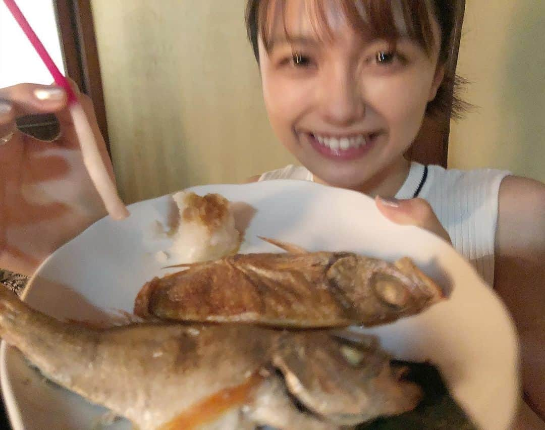 足立佳奈さんのインスタグラム写真 - (足立佳奈Instagram)「石川県での初LIVEの後は、 美味しいご飯たち。  のどぐろ〜〜美味しかった。😭 しめに食べた焼きおにぎりも。  ほかにもたっくさん！ ご馳走様でした。  #石川さんカーニバル2019」5月26日 22時53分 - kana1014lm