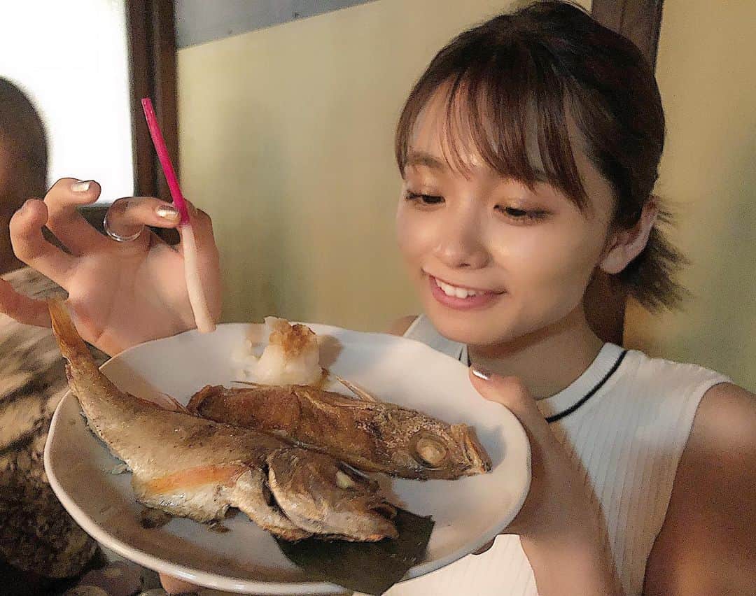 足立佳奈さんのインスタグラム写真 - (足立佳奈Instagram)「石川県での初LIVEの後は、 美味しいご飯たち。  のどぐろ〜〜美味しかった。😭 しめに食べた焼きおにぎりも。  ほかにもたっくさん！ ご馳走様でした。  #石川さんカーニバル2019」5月26日 22時53分 - kana1014lm