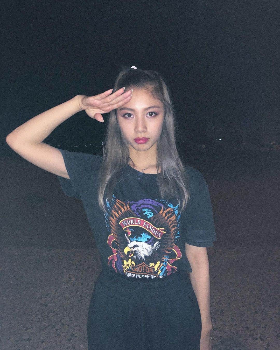 honoka のインスタグラム：「関内デビルフェスティヴォー👿 ありがとうございました。 まだ5月やのにめっちゃ真夏を感じれた 幸せな1日でした🏝❤️ あと髪の毛染めました👮‍♂️」