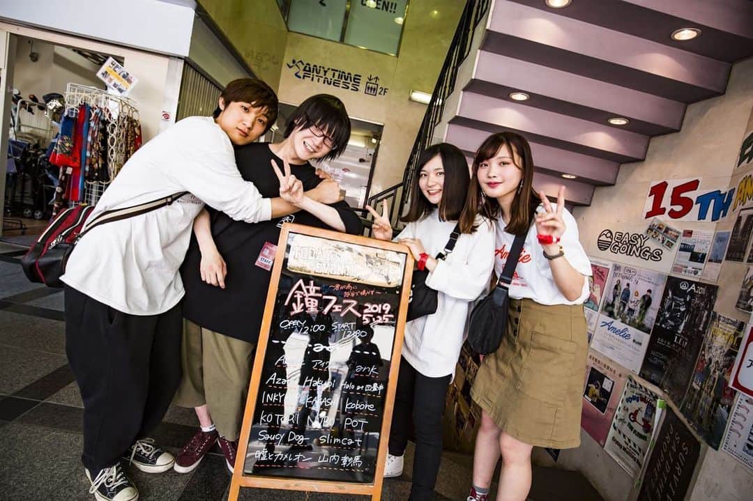 Amelieのインスタグラム：「鐘フェス2019 〜君が為に越谷で鳴らす〜 【街角スナップ】  皆さん楽しんで頂けましたか☺️また来年も遊びきて下さいね🙆‍♂️🙆‍♂🙋‍♀️🙆‍♂️ #鐘フェス #Amelie #越谷  photo by @naoto_iwabuchi_」