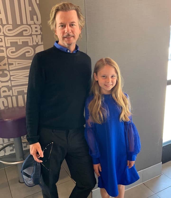 デヴィッド・スペードのインスタグラム：「Harp and i out on the town」