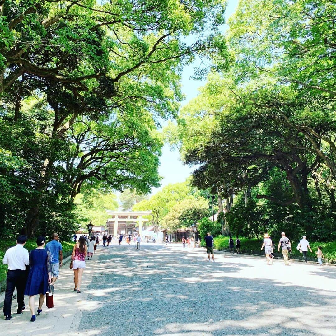 安田美沙子さんのインスタグラム写真 - (安田美沙子Instagram)「先日、北海道のいとこが、東京に来たので、みんなでブランチしました💕 結婚したばかりで、おめでとうも言えたし、みんなで令和初の明治神宮のお参りにも行けました😊✨ おみやげに貰ったアンパンマンのポーチが気に入りすぎてずっと離さない息子。 そして、暑くてフライドポテトが食べたくなるかあちゃん。 次は北海道に帰る約束をして、お別れしました。 間違いなく食い倒れツアーがしたい❤️ #instagood #family #blunch  #anpanman #congratulations  #married #shirts @florent___official  pants #greed」5月27日 12時55分 - yasuda_misako