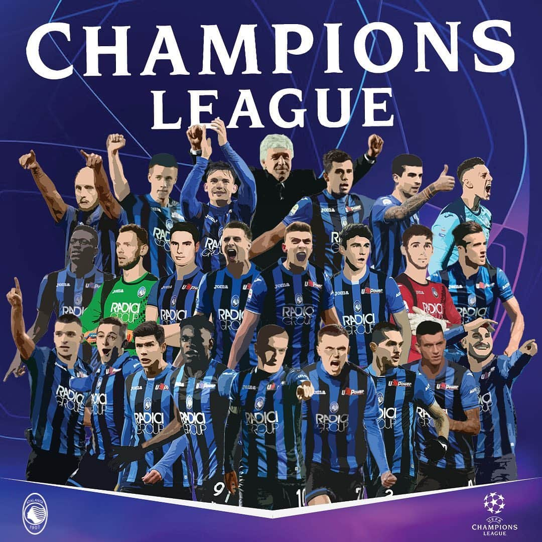 アタランタBCさんのインスタグラム写真 - (アタランタBCInstagram)「Hey, @championsleague, nice to meet you! 👋🤩 #GoAtalantaGo ⚫️🔵 #Atalanta3uropa」5月27日 5時53分 - atalantabc