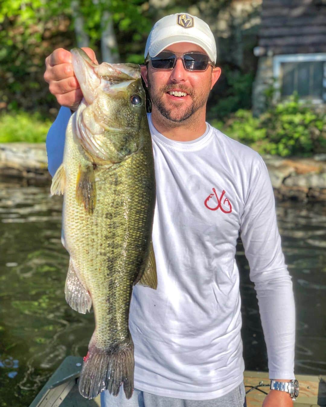Filthy Anglers™さんのインスタグラム写真 - (Filthy Anglers™Instagram)「Long time coming for my fishing partner and buddy Evan @yooskip - he had a goal of landing a 5lb + bass this season in Massachusetts and he did it today in a local tournament. This beauty came in at 5.9lbs and was good enough to take home lunker and helped us finish 2nd out of 10 boats, with some solid competition. We missed out on first by less than a lb, just couldn’t find one more solid fish.  Great day overall! Congrats on the PB Evan @yooskip you are Certified Filthy www.filthyanglers.com #fishing #bassfishing #mvba #angler #catchandrelease #bassfishing #bigbass #boat #filthyanglers #outdoors #hunting #bass #largemouthbass #bassmaster」5月27日 6時49分 - filthyanglers