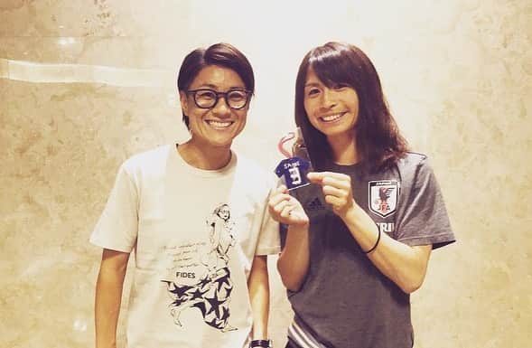 鮫島彩さんのインスタグラム写真 鮫島彩instagram みんなに会えて パワー貰いました 覚悟を持って戦ってきます いってきます 近賀ゆかり 中村真実 松長佳恵 丸山桂里奈 5月27日 9時34分 Aya Sameshima