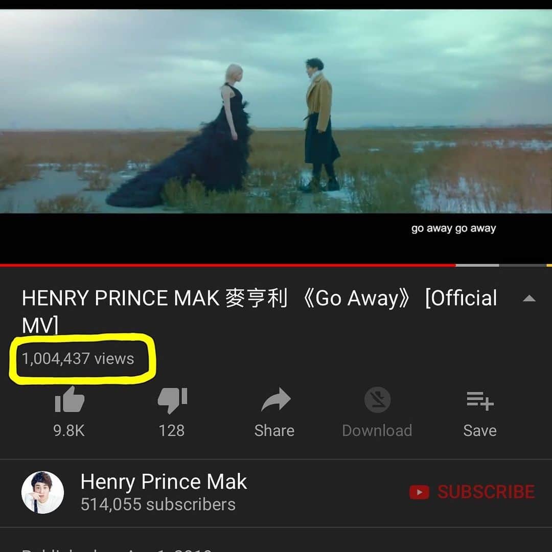 プリンス・マックさんのインスタグラム写真 - (プリンス・マックInstagram)「We got 1 million views in over a month for “Go Away” thank you all so much for the love of my first solo Music Video! #princemak #solo #debut #goaway #cpop」5月27日 22時52分 - henry_princemak