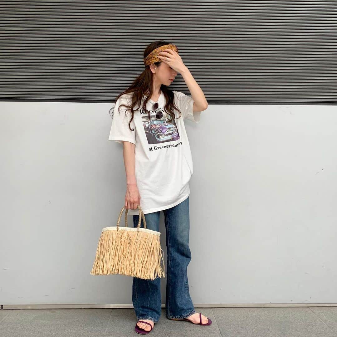 ungrid_minamiのインスタグラム：「. フォトルーズtee ソフトな着心地がさいこうです♪ @ungrid_official #Ungrid#アミュプラザ博多」