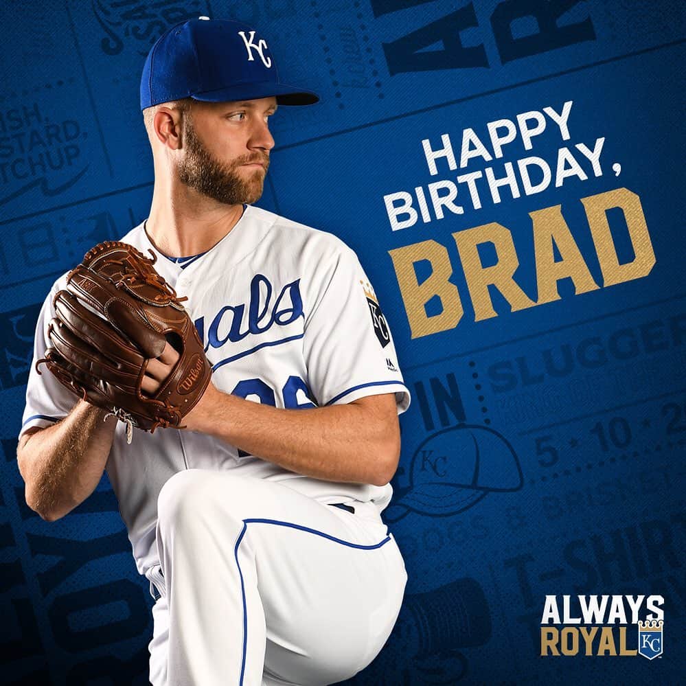 カンザスシティ・ロイヤルズさんのインスタグラム写真 - (カンザスシティ・ロイヤルズInstagram)「‪Happy Birthday, Brad! #AlwaysRoyal ‬🎉」5月27日 22時11分 - kcroyals