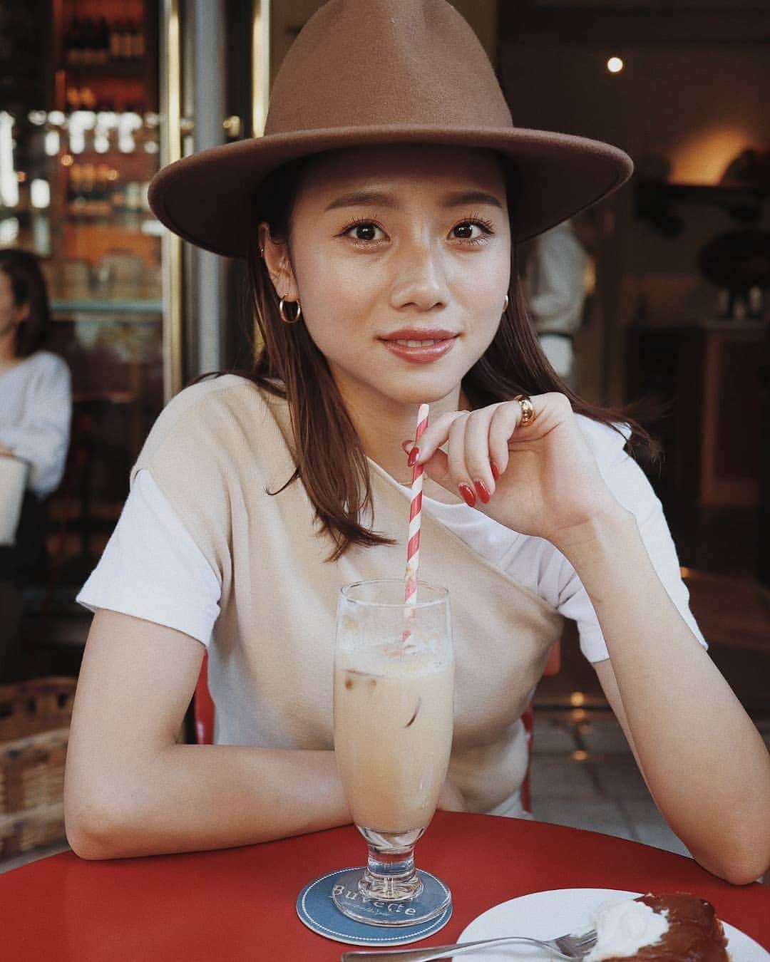 のインスタグラム：「ベージュな日♡」