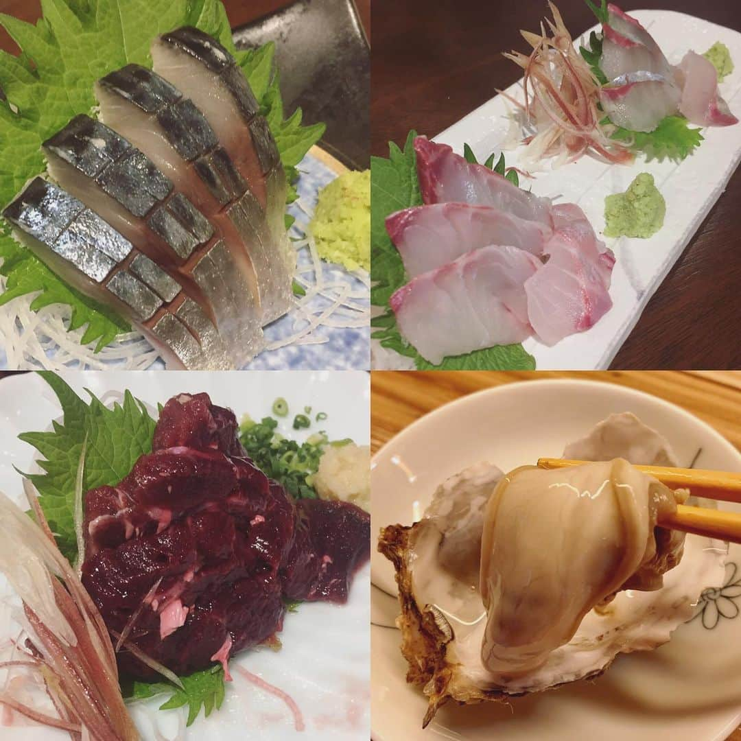 小林優介さんのインスタグラム写真 - (小林優介Instagram)「今日も「牡蠣と魚」。今なら無料でブランド牡蠣を、めちゃくちゃ肉厚な松島、厚岸の牡蠣が¥250、¥190で食べれます（笑）頭がおかしいですw  さらにクジラの刺身臭み全くなし！！ #カキ #生牡蠣 #生カキ #牡蠣 #カキフライ #魚 #刺身 #天ぷら #日本酒 #japanesesake #sake #oyster #oysters #幡ヶ谷 #hatagaya #oysterperpetual #海鮮居酒屋」5月27日 22時29分 - yashikobanny