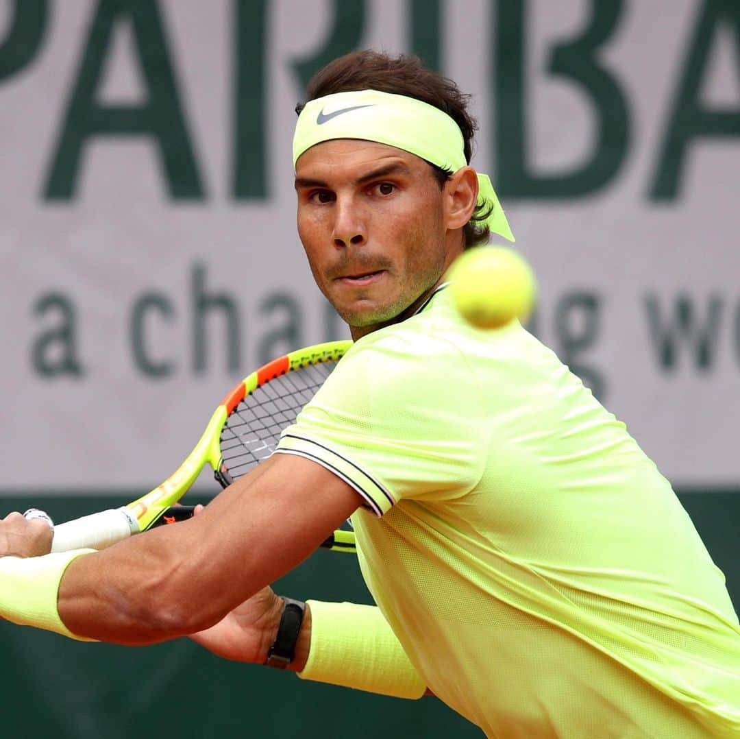 ATP World Tourさんのインスタグラム写真 - (ATP World TourInstagram)「Strong opening W for the 11-time 🏆 Nadal beats Hanfmann 6-2, 6-1, 6-3 to reach R2 👊 @rafaelnadal | #RG19」5月27日 22時39分 - atptour