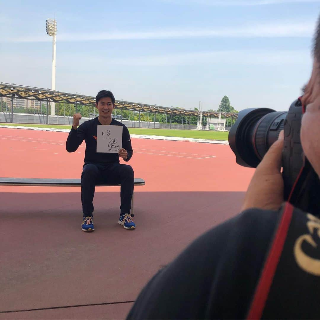 田中大貴さんのインスタグラム写真 - (田中大貴Instagram)「nice  guy.  Shooting🎥  today early in the morning.  Thank you for giving me good advice.  #飯塚翔太 #リオ五輪 #銀メダル #感謝 #陸上 #リレー」5月27日 14時06分 - daiki.tanaka_1980