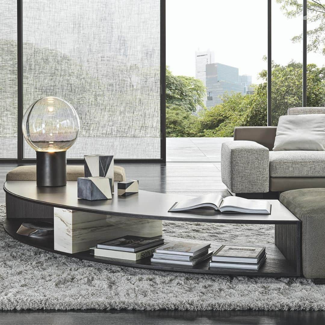 Minotti Londonさんのインスタグラム写真 - (Minotti LondonInstagram)「With a design that develops a quarter, eighth and sixteenth of a circle into three-dimensional elements, the Amber low units give the impression of modular furniture with countless configurations, flaunting forms that twist and turn in the space.  They are designed to stand alone or for use as part of an arrangement, as individual features or combined in seating systems, creating interesting contrasts between hard and soft materials that convey a dynamic effect to the various solutions.  Amber is at its most expressiveness when combined with the Daniels seating system, creating striking sequences in the living spaces with domino arrangements and designing a new domestic scenery, just like a true landscape design project for interiors.  Tap the link in our bio to see the full collection and to get in touch with our team to talk about your project.  #design #designinspiration #london #interiors #interiordesign #interiordesigner #designer #luxury #luxurydesign #interior #furniture #beautiful」5月27日 15時35分 - minottilondon