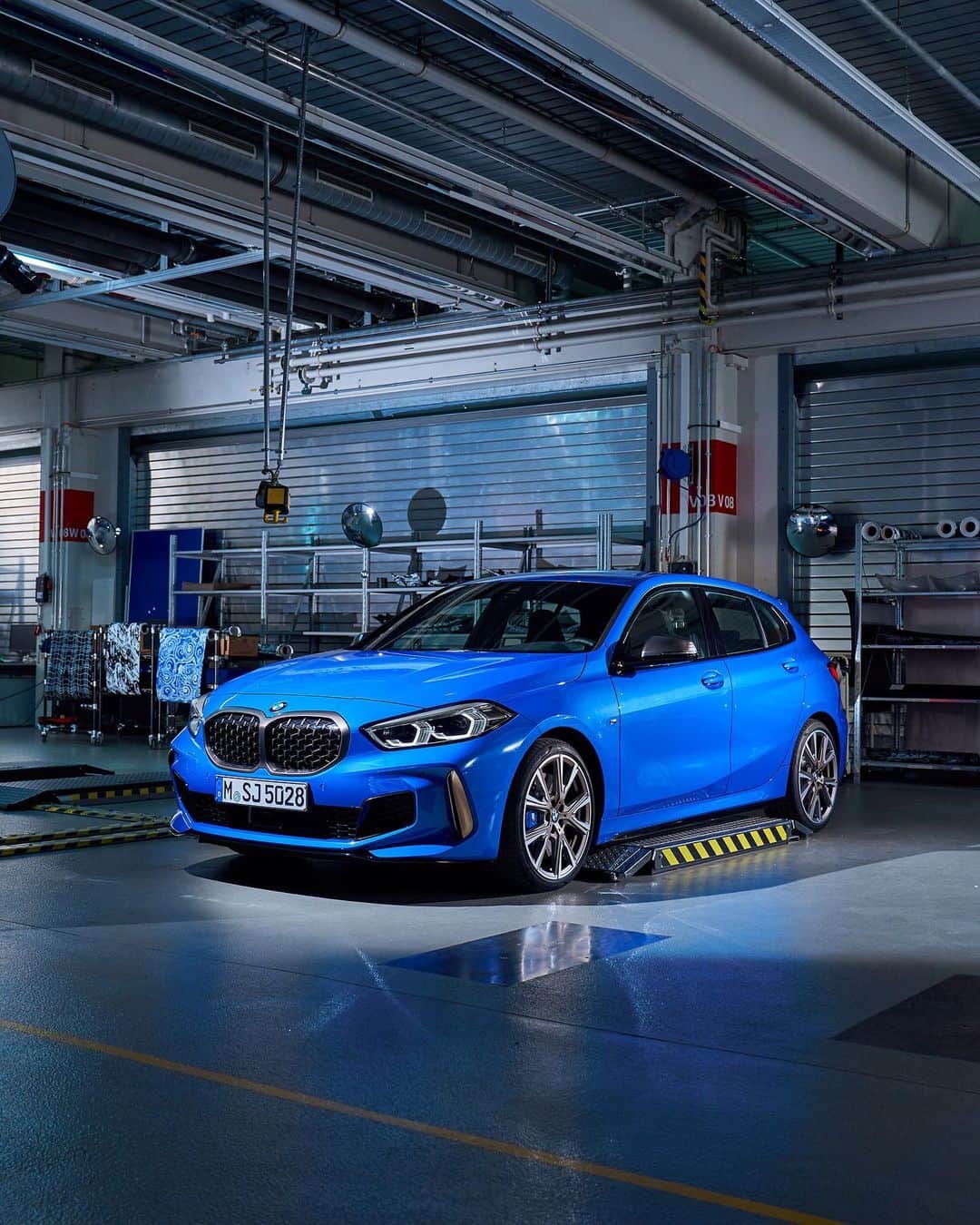 BMWのインスタグラム：「THE 1 you waited for. The all-new BMW 1 Series. #THE1 #BMW #1Series  __ BMW M135i xDrive 5-door: Fuel consumption in l/100 km (combined): 7.1 - 6.8. CO2 emissions in g/km (combined): 162 - 155. The values of fuel consumptions, CO2 emissions and energy consumptions shown were determined according to the European Regulation (EC) 715/2007 in the version applicable at the time of type approval. The figures refer to a vehicle with basic configuration in Germany and the range shown considers optional equipment and the different size of wheels and tires available on the selected model. The values of the vehicles are already based on the new WLTP regulation and are translated back into NEDC-equivalent values in order to ensure the comparison between the vehicles. [With respect to these vehicles, for vehicle related taxes or other duties based (at least inter alia) on CO2-emissions the CO2 values may differ to the values stated here.] The CO2 efficiency specifications are determined according to Directive 1999/94/EC and the European Regulation in its current version applicable. The values shown are based on the fuel consumption, CO2 values and energy consumptions according to the NEDC cycle for the classification. For further information about the official fuel consumption and the specific CO2 emission of new passenger cars can be taken out of the „handbook of fuel consumption, the CO2 emission and power consumption of new passenger cars“, which is available at all selling points and at https://www.dat.de/angebote/verlagsprodukte/leitfaden-kraftstoffverbrauch.html.」