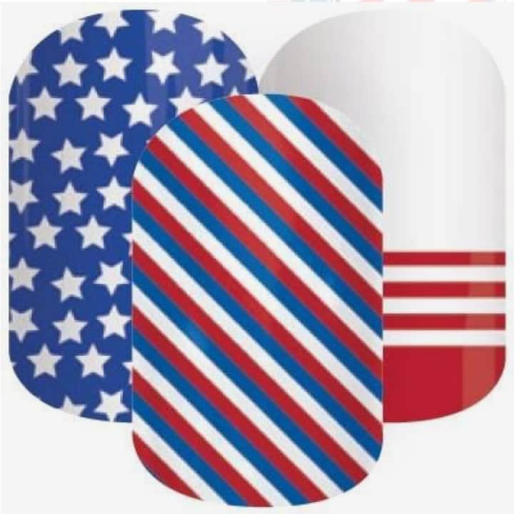 Jamberryのインスタグラム：「We’ve got some Memorial Day love happening here ♥️♥️ . . Tag us in your Jamberry Memorial Day nail posts! Maybe you’ll get a shout out! 🇺🇸🇺🇸🇺🇸 . . #memorialday #memorialdayjamberry #love #lovewhatido #prettythings #nailwraps #nailart #redwhiteandblue」