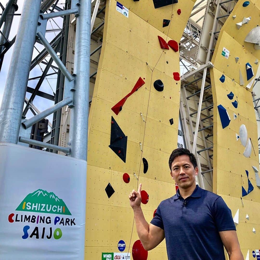 野村忠宏さんのインスタグラム写真 - (野村忠宏Instagram)「昨日の取材🧗‍♂️ #スポーツクライミング #スピード #ボルダリング #リード #3種目 #複合 #総合力 #野村忠宏 #sportsclimbing #combined #japancup」5月27日 19時37分 - nomura60kg