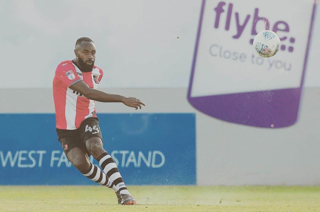 ハイラン・ボアテングのインスタグラム：「I’d like to thank the management the players and the fans at Exeter City who have been great with me over the last 2 years and helped me create some memories I will never forget! I wish them nothing but the best going forward ❤️」