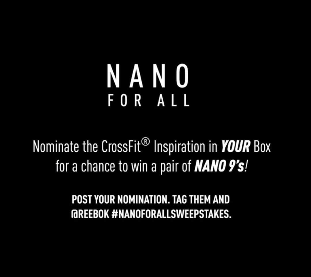 アニー・スラスドーターさんのインスタグラム写真 - (アニー・スラスドーターInstagram)「𝐓𝐡𝐞 𝐧𝐞𝐰 𝐧𝐚𝐧𝐨 𝟗!!! For all the nano fans you will LOVE this one 👌👏⁣ ⁣ If you want to be an amazing friend and give one of the first nano 9 pairs to one of your bestie all you have to do is ⁣ ⁣ 1. Make a post where you nominate the person who inspires you or is a rock start in your community ⁣ 2. tag them and @Reebok #nanoforallsweepstakes⁣ ⁣ 💥I nominate Evert @evvig1972 - he was the one the pushed me to try CrossFit back in 2009 - my coach at the Games 2010, my co-owner of CrossFit Reykjavik, best gym in the world, and a great friend - the number of people he has motivated is countless 🙌⁣ ⁣ ⁣ #nanoforallsweepstakes @reebok」5月27日 20時48分 - anniethorisdottir