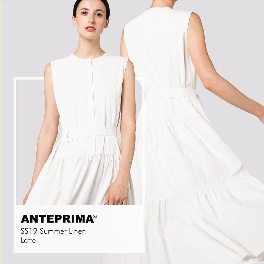 ANTEPRIMAさんのインスタグラム写真 - (ANTEPRIMAInstagram)「Start off a new week with a dose of hue! Pick your favourite color of our Summer Linen sleeveless dress featuring a flowy tiered bottom - the cozy, breezy yet simple look can surely add some feminine touch for every occasion!  #anteprima #SS19 #springsummer2019 #springlook #fashion #style #stylish #photo #ootd #luxury #italian #instafashion #instabags #fashiondesign#dress #summerdress #tone #color #SummerLinen #occasion #feminine #アンテプリマ」5月27日 21時20分 - anteprimaofficial