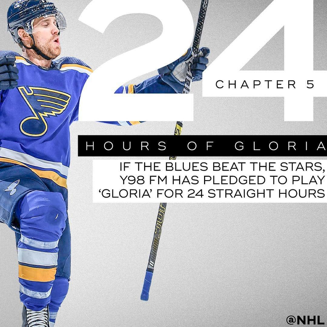 NHLさんのインスタグラム写真 - (NHLInstagram)「🎶 PLAY GLORIA 🎶 Swipe for the full story behind the @stlouisblues anthem! ⏩」5月4日 4時50分 - nhl