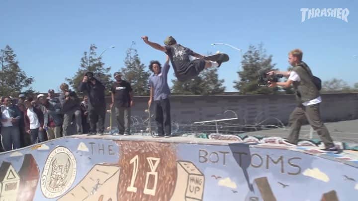 スラッシャーのインスタグラム：「The 2nd Annual P-Stone Invitational is LIVE on ThrasherMagazine.com 📡 🦅 @antihero18 @sixstair」