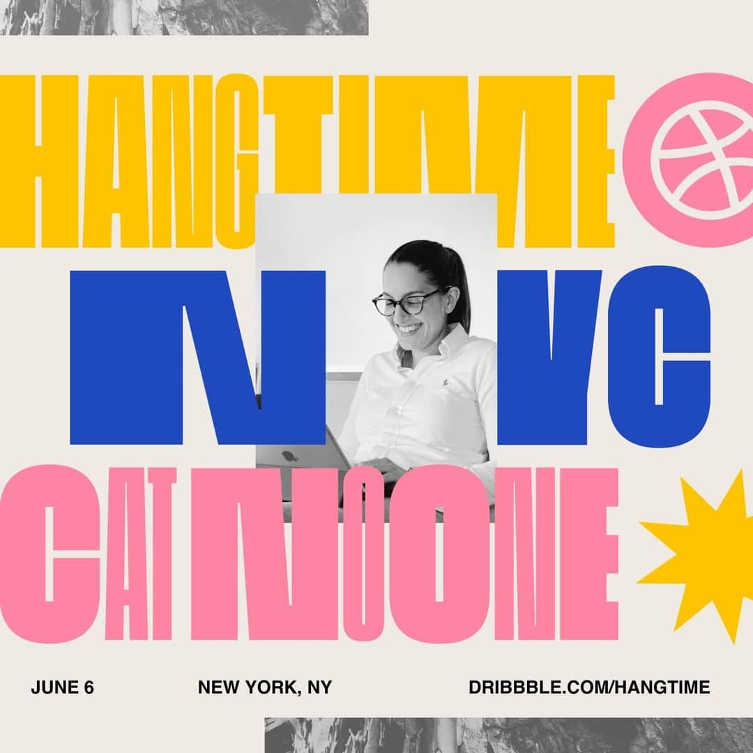 Dribbbleさんのインスタグラム写真 - (DribbbleInstagram)「Iris App founder, Cat Noone, will be at Hang Time, Dribbble's one-day design conference speaking about building products that are accessible, inclusive & in turn ethical. Save $100 on your ticket w/discount code hangtimesocial. Link in bio.⠀ ⠀ #dribbble #hangtimenyc」5月3日 23時30分 - dribbble