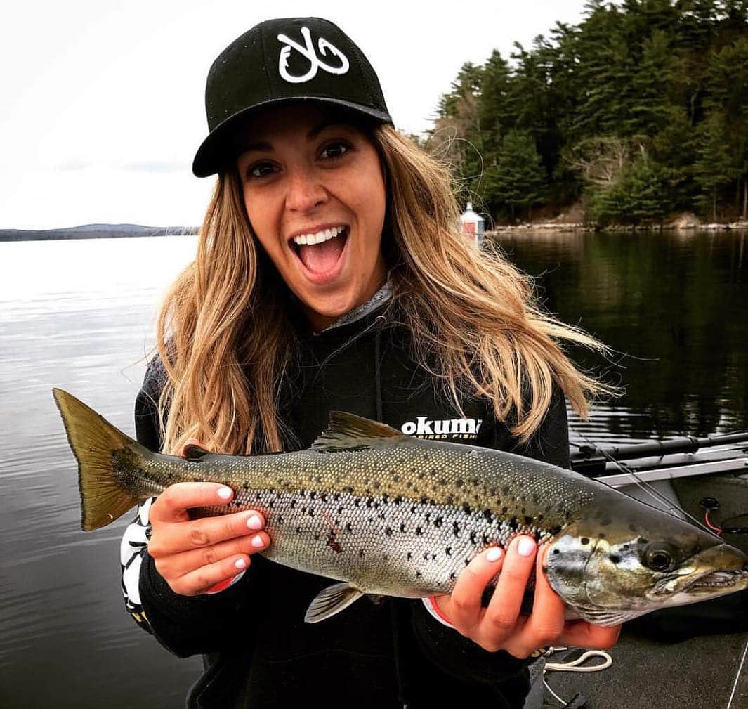 Filthy Anglers™さんのインスタグラム写真 - (Filthy Anglers™Instagram)「Happy Friday everyone. Going up to NH for this Filthy Female Friday edition with @fishingwithwhit - She recently had a solid day on the river with @ajlula15, smooth water and fish, can’t beat it. That really is an incredible looking salmon! Congrats on the catch and thanks so much for representing the Filthy Anglers brand. You are officially Certified Filthy @fishingwithwhit  www.filthyanglers.com #fishing #getoutside #nature #filthyanglers #salmon #salmonfishing #nh #riverfishing #trout #bassfishing #girlswhofish #girlsfishtoo #monsterbass #mlf #flw #bassproshop #chinook」5月3日 23時55分 - filthyanglers
