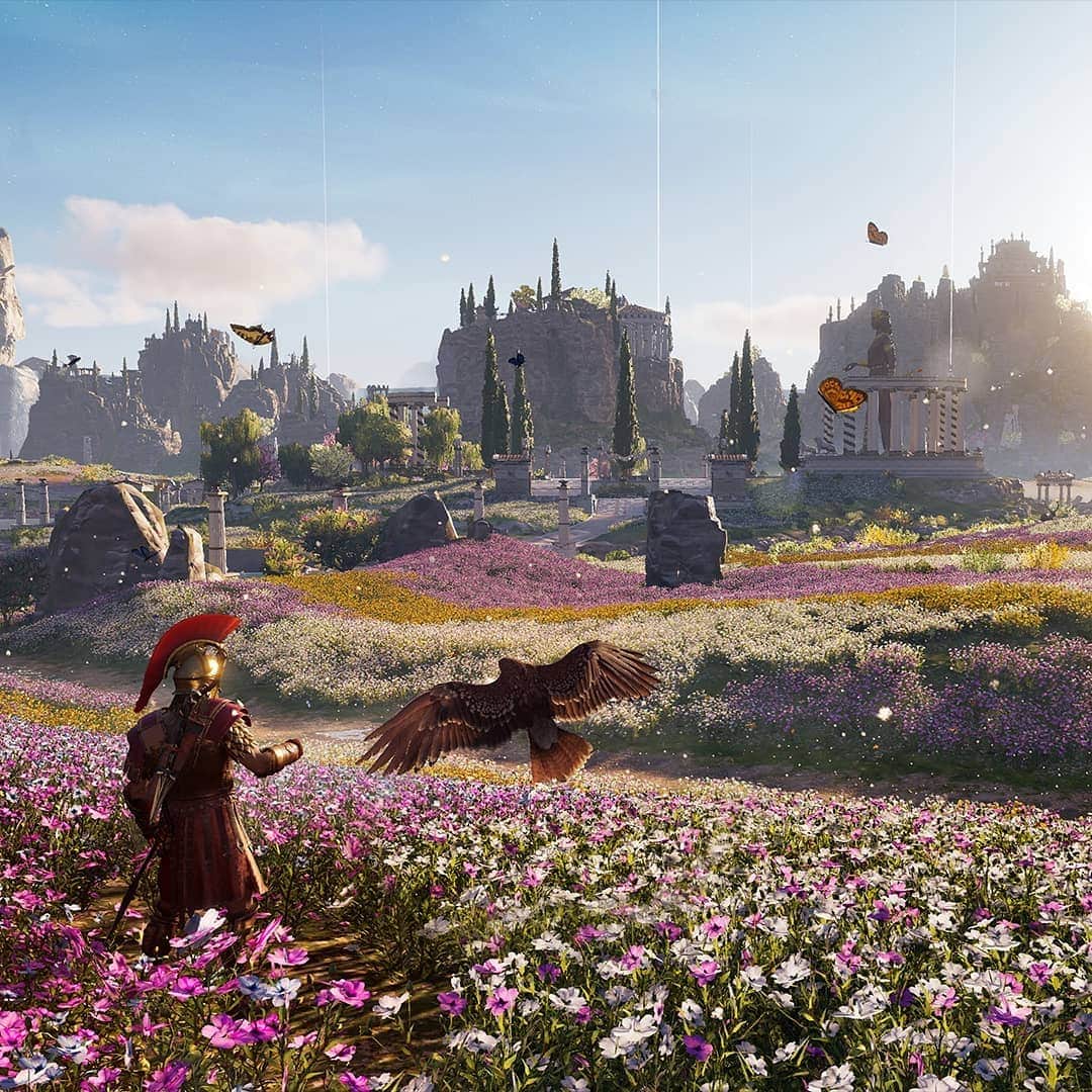 Ubisoftさんのインスタグラム写真 - (UbisoftInstagram)「Have you been exploring the beautiful Fields of Elysium in #AssassinsCreedOdyssey's newest update?」5月4日 0時36分 - ubisoft