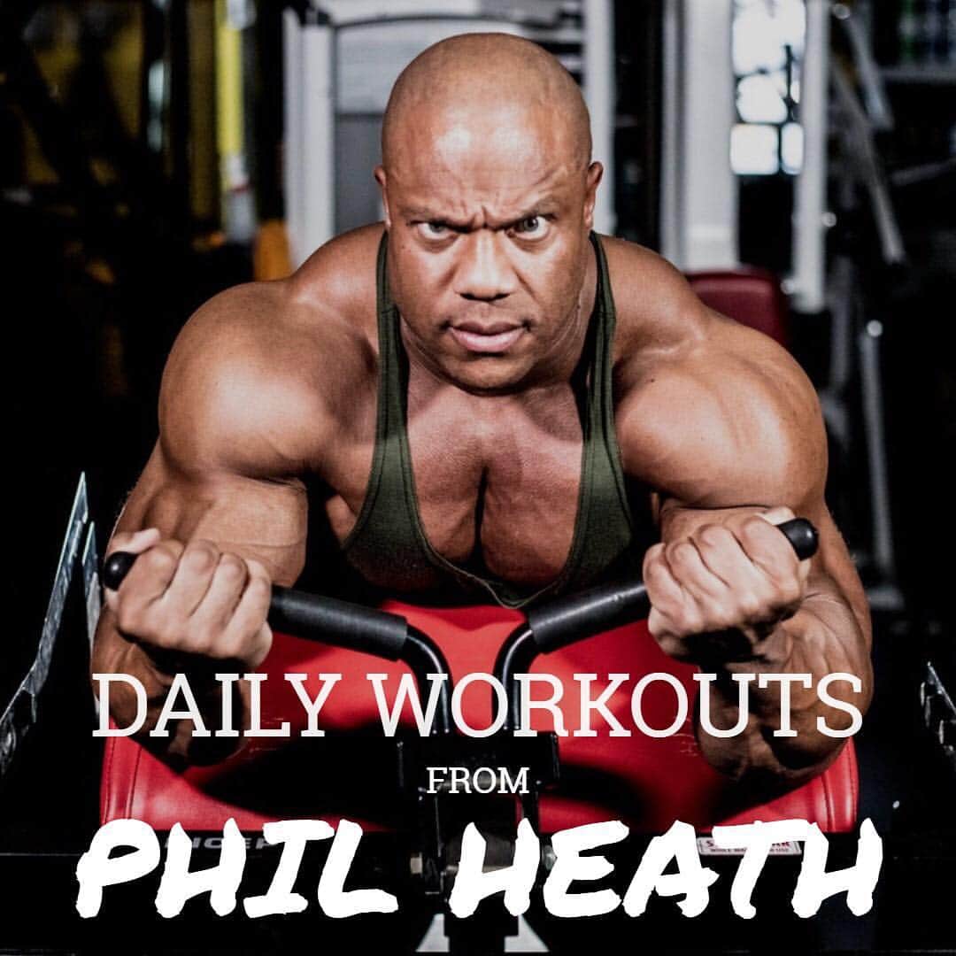 Phil Heathさんのインスタグラム写真 - (Phil HeathInstagram)「Make sure you’re following @phit_app to get access to our “Daily Workouts” Program which will definitely get you to a higher level of muscularity and definition without injuring yourself. #PhilHeath #7xMrOlympia #PhitApp #PerfectPracticeMakesPerfect #Daily #workout」5月4日 0時55分 - philheath