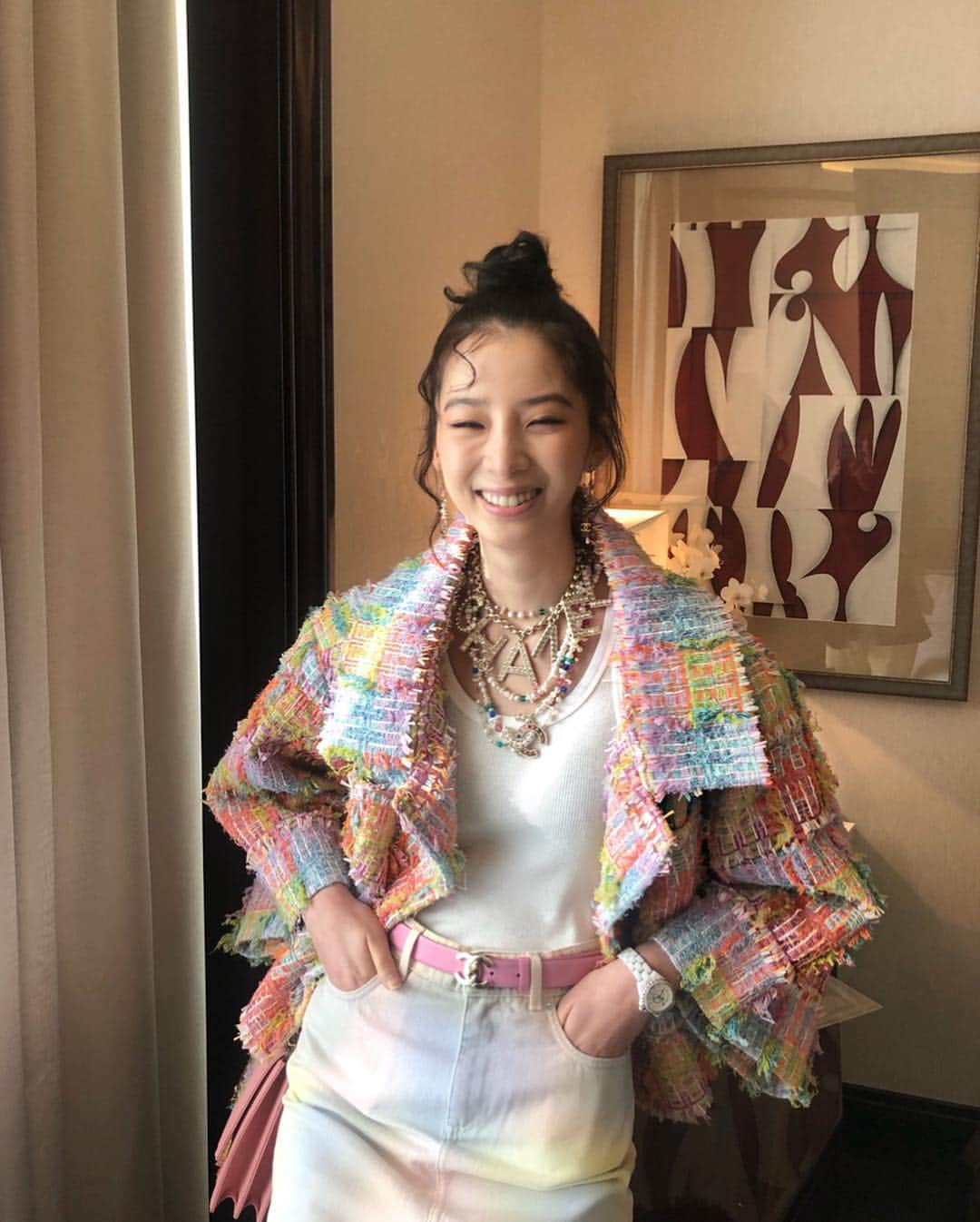 アイリーン・キムさんのインスタグラム写真 - (アイリーン・キムInstagram)「A very pleasant morning with @chanelofficial 💖 #CHANELcruise  #ireneisChanel」5月4日 1時42分 - ireneisgood