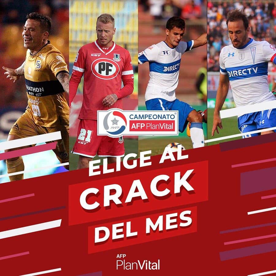 サッカー チリ代表チームさんのインスタグラム写真 - (サッカー チリ代表チームInstagram)「Recuerda que para votar por #ElCrackaDelMes en el #CampeonatoAFPPlanVital solo debes visitar nuestra historia en Instagram.」5月4日 2時01分 - campeonatochi