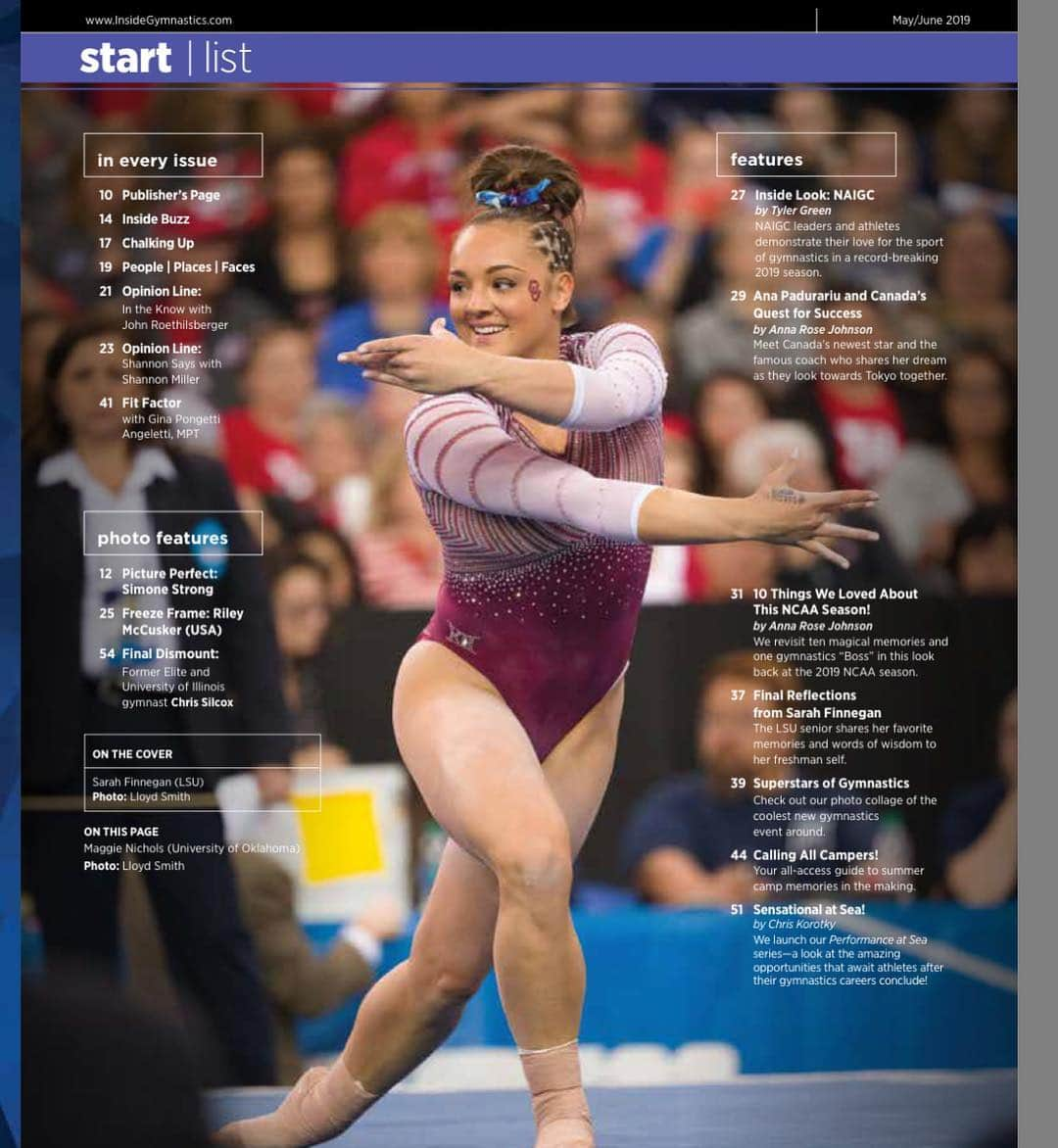 Inside Gymnasticsさんのインスタグラム写真 - (Inside GymnasticsInstagram)「Only a few days left to subscribe for our May/Jun issue (link in bio)! Featured: @sarah_finn7 @callmeswags @kyla_ross96 @simonebiles @ana_padurariu @riley_mccusker @shannonmiller96 @jroethl @chrisilcox @ginapongetti & much more! #gymnastics #gymnast #magazine #athlete」5月4日 2時37分 - insidegym