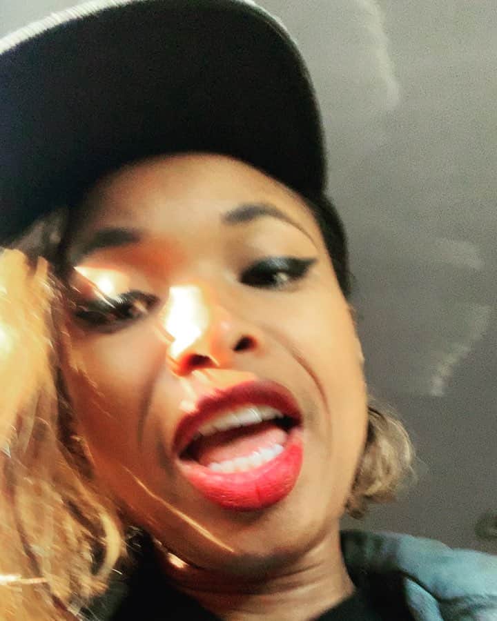 ジェニファー・ハドソンのインスタグラム：「I tried to get my driver to get aboard this train with everything to gain ! Sing with me @sincerelylogan_ get my song together now ! Hudsonettes where u at! The train is coming ! #thecantonspirituals」