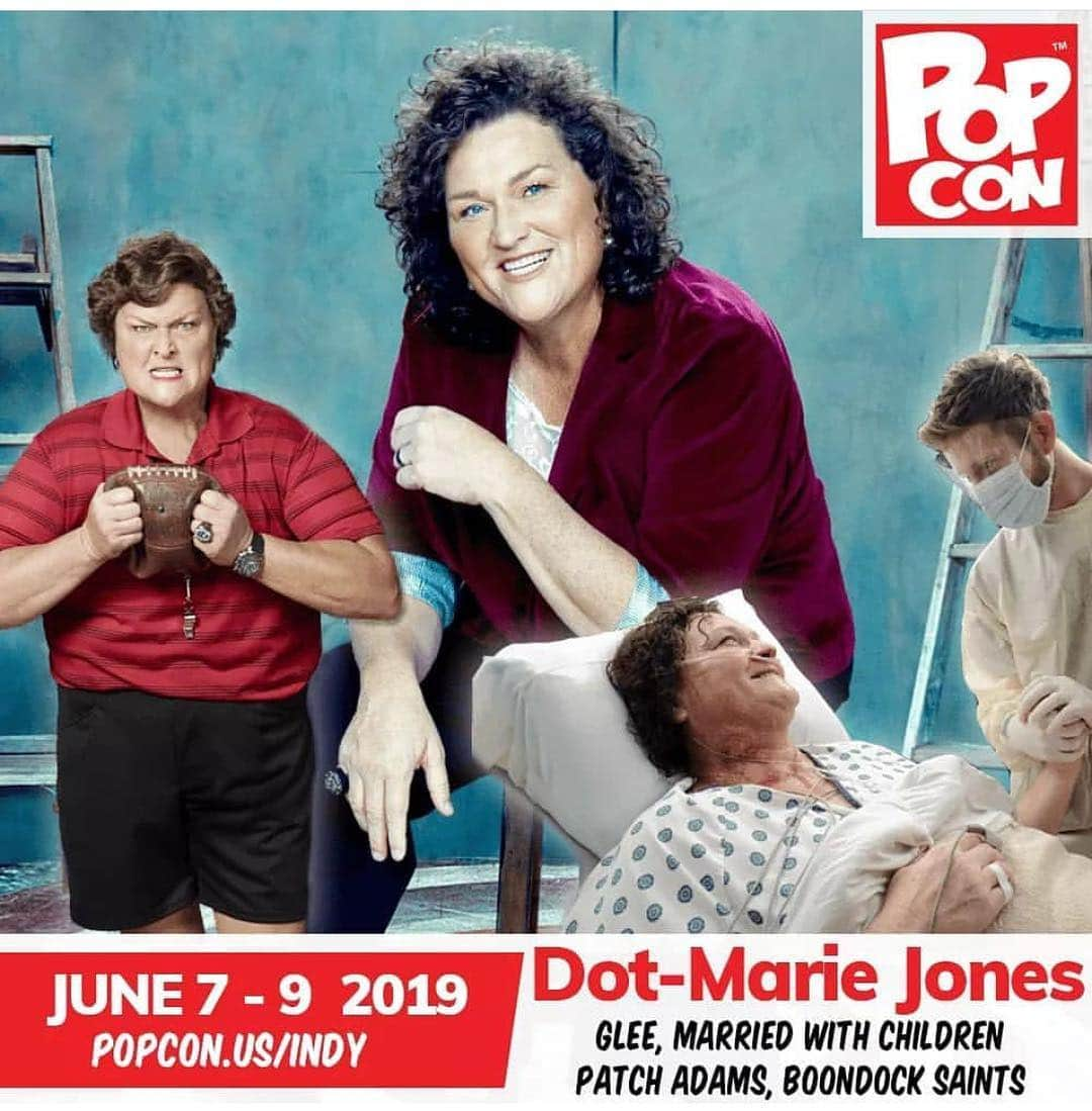 ドット=マリー・ジョーンズさんのインスタグラム写真 - (ドット=マリー・ジョーンズInstagram)「I'M SO EXCITED TO GO TO INDY POPCON !!! @indypopcon ❤️❤️❤️」5月4日 2時56分 - dotmariejones