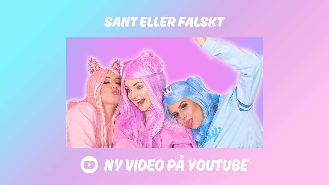 ドリー・スタイルさんのインスタグラム写真 - (ドリー・スタイルInstagram)「Ny video på YouTube🌸 I den här videon testar vi varandra på Sant eller falskt-frågor om oss själva! Puss & kram!! Molly, Holly och Polly 💗💙💜 #dollystyle [new video out on YT)」5月4日 3時52分 - dollystyle