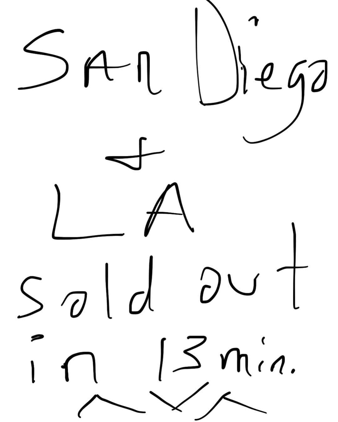 トム・デロングさんのインスタグラム写真 - (トム・デロングInstagram)「SAN DIEGO AND LA SOLD OUT - MORE SHOWS BEING ADDED @angelsandairwaves」5月4日 4時16分 - tomdelonge
