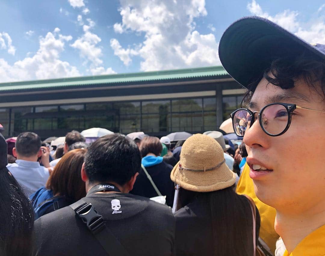 馬渕史香のインスタグラム：「人生初の一般参賀へ  #あしざわ家」