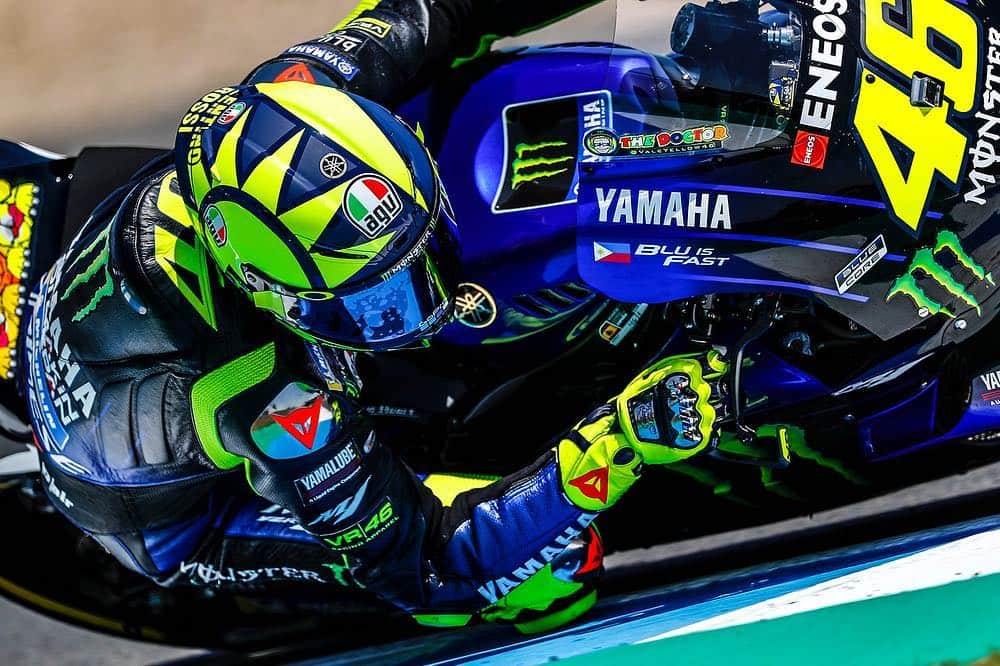 バレンティーノ・ロッシのインスタグラム：「Circuito de Jerez,Spain  Friday,free practice 📸 @falex79 @gigisoldano @jesusrobledo @mighelon Tino Martino」