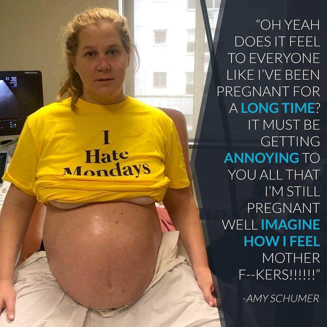 E! Onlineさんのインスタグラム写真 - (E! OnlineInstagram)「Jokes aside, Amy Schumer is still pregnant. 🤰(📷: @amyschumer)」5月4日 8時34分 - enews