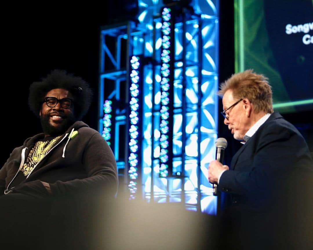 ASCAPさんのインスタグラム写真 - (ASCAPInstagram)「Iconic #ASCAPEXPO moment. @questlove in convo w/ #ASCAP President @paulielama2, as we honor him with the #ASCAP Creative Voice Award 🏆 (📸 @salvadorochoa)」5月4日 9時55分 - ascap